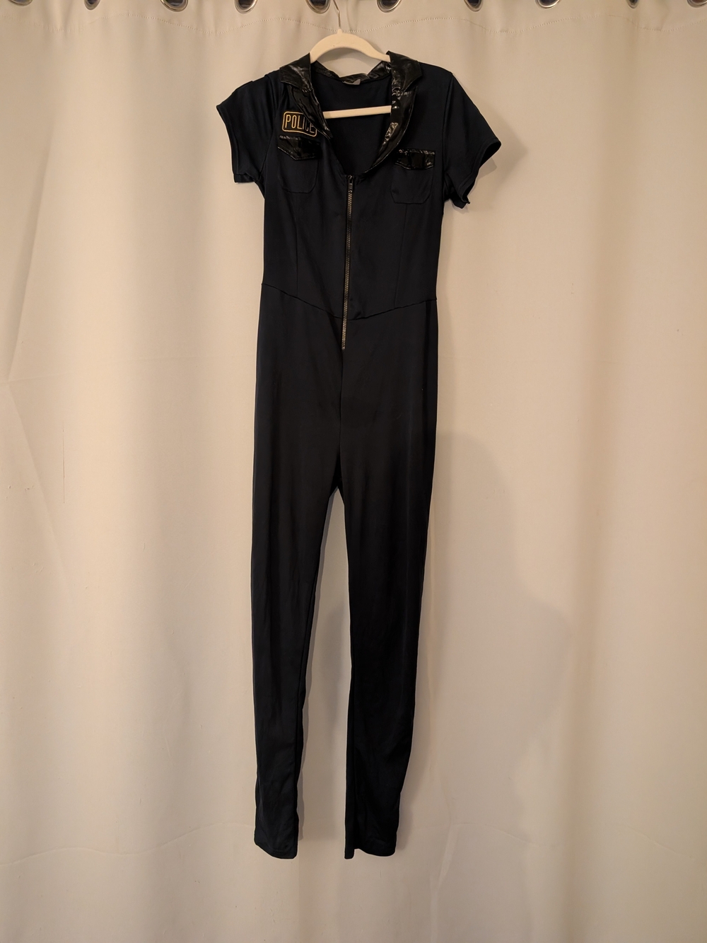 Police-Inspired Women's Navy Jumpsuit
